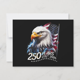 Invitación 250 años Aniversario Patriótico Americano 250º
