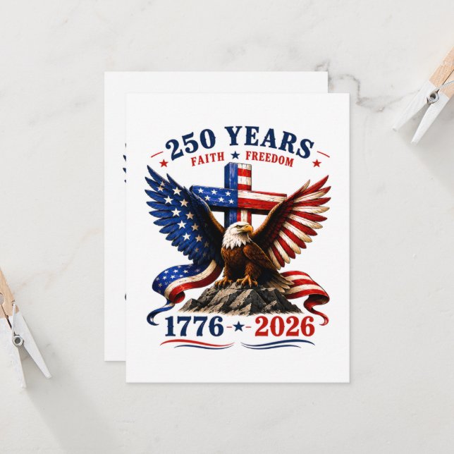 Invitación 250 años de fe y libertad (Anverso/Reverso In Situ)