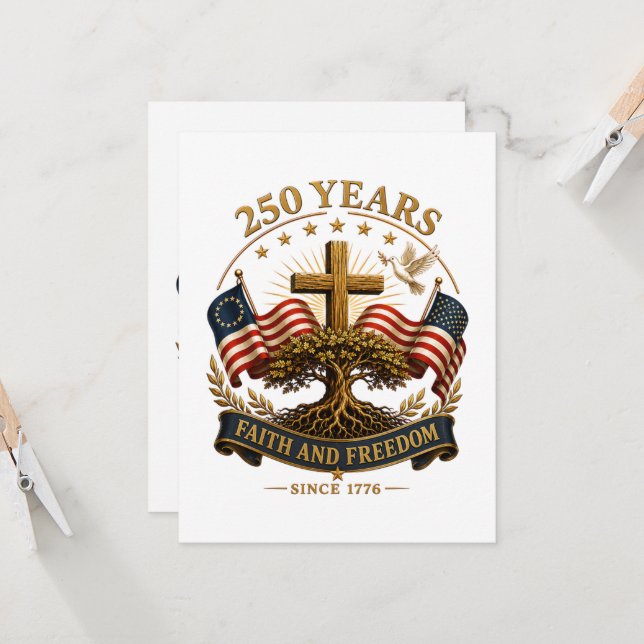 Invitación 250 años de fe y libertad (Anverso/Reverso In Situ)