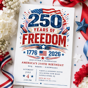 Invitación 250 Años de Libertad