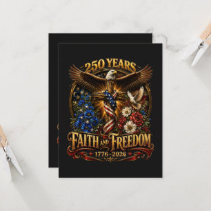 Invitación 250 Años Fe Y Libertad América