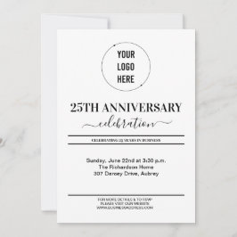 INVITACIÓN 25.ª CELEBRACIÓN ANIVERSARIA