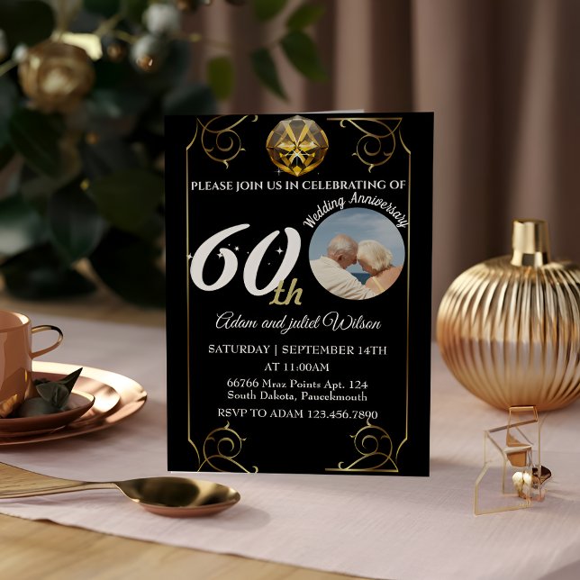 Invitación 25.º 40° 10° 75° aniversario de boda (Subido por el creador)