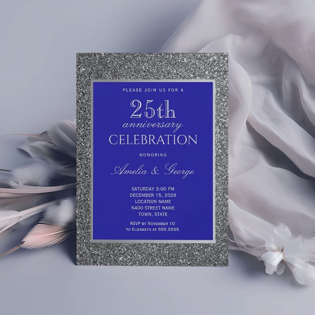 Invitación 25° aniversario Boda de plata (Subido por el creador)