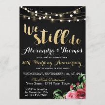 25 Aniversario de Boda, Aún celebramos nuestro ani