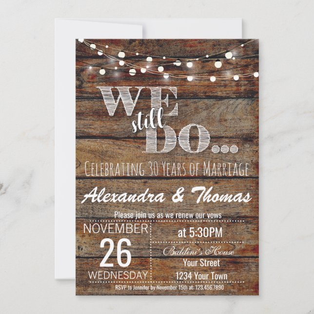 Invitación 25 Aniversario de Bodas, Aún celebramos aniversari (Anverso)