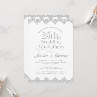 Invitación 25° Aniversario de la Tipografía Gris Blanca
