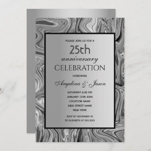 Invitación 25° Aniversario del boda