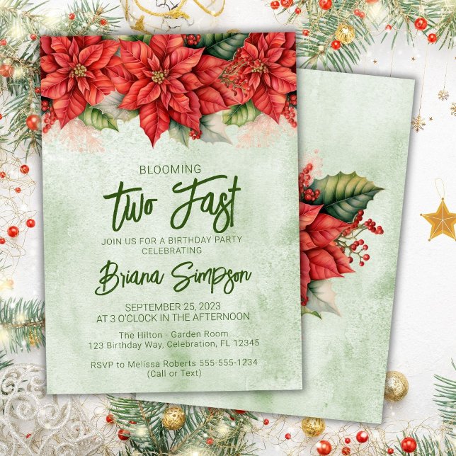 Invitación 2.ª Fiesta Navidades Poinsettia (Subido por el creador)