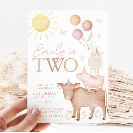 Invitación 2.ª granja de animales Chicas de Fiestas de Barnya