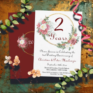 Invitación 2.º marco de oro para los Rosas de los Bodas de al