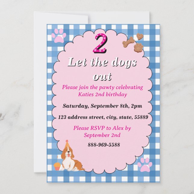 Invitación 2 dejar a los perros fuera (Anverso)