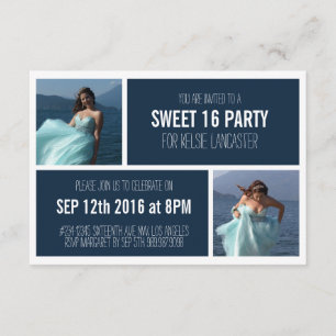 Invitación 2 fiesta de cumpleaños del dulce dieciséis de las