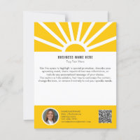 2 | Foto personalizado QR Sunrise Business Info Ca