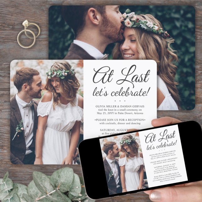 Invitación 2 Fotos En La Última Celebración De Boda Matrimoni (Subido por el creador)