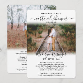 Invitación 2 Guión de Fotos Ducha de Novia Virtual a Distanci