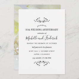 Invitación 30º Aniversario de Bodas de Perla Personalizado
