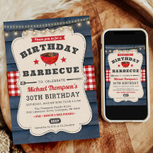 30.ª barbacoa de verano de cumpleaños Fiesta