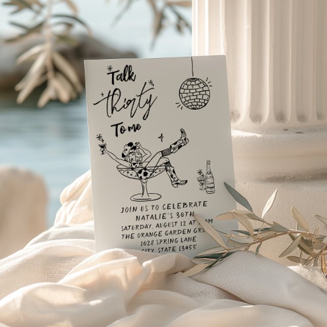 Invitación 30.ª Chica De Vacas Doddle Habla Treinta Para Mí C (Subido por el creador)