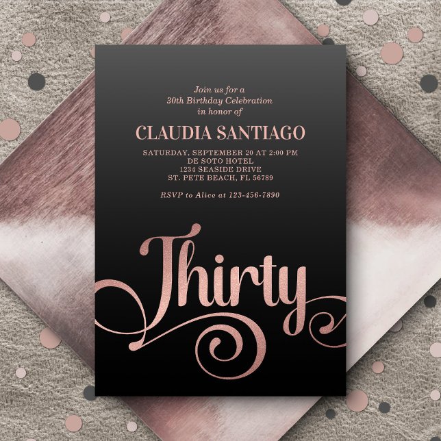 Invitación 30.ª escritura moderna (Subido por el creador)
