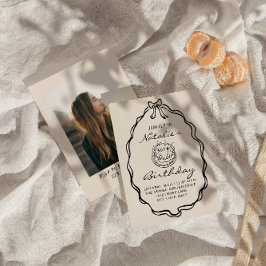 Invitación 30.ª fiesta de cumpleaños de Coquette Fotografiada