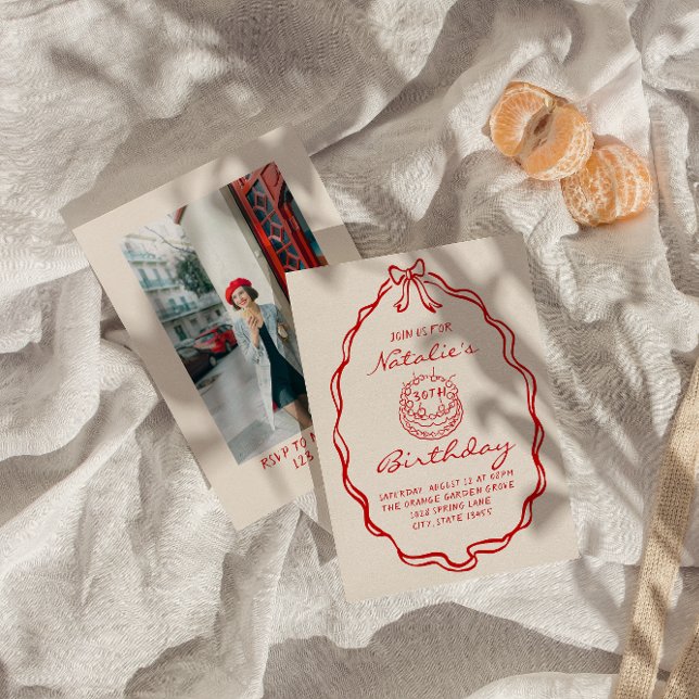 Invitación 30.ª fiesta de cumpleaños de Coquette Fotografiada (Subido por el creador)