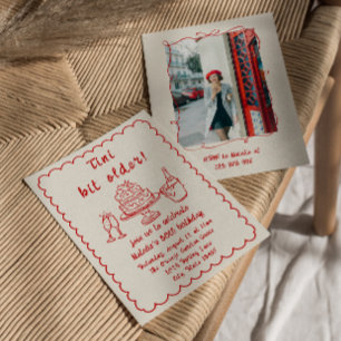 Invitación 30.ª fiesta de cumpleaños de la pastelería de cham