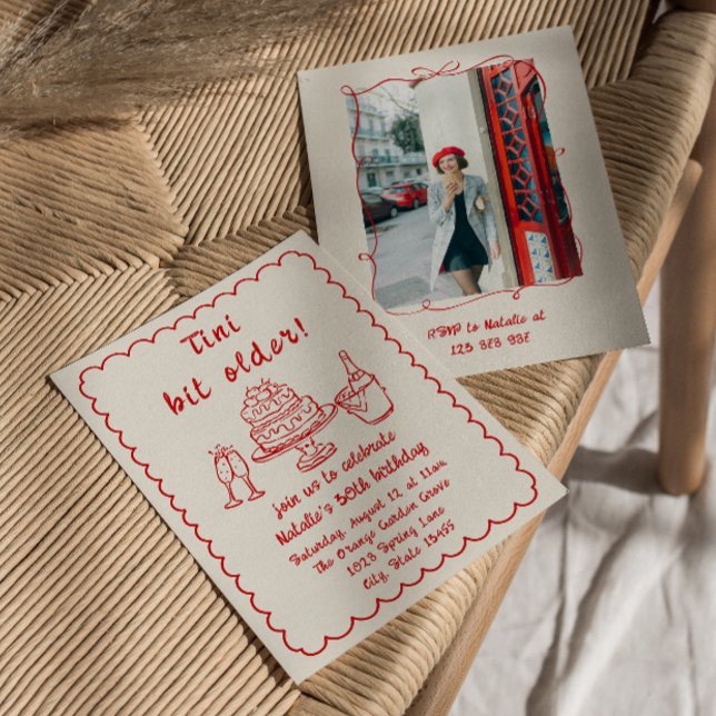 Invitación 30.ª fiesta de cumpleaños de la pastelería de cham (Subido por el creador)