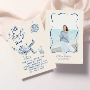 Invitación 30.º cumpleaños de la foto de la Costera de la Nod