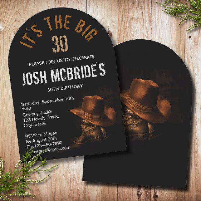 Invitación 30.º Gorra Boots Masculine (Subido por el creador)