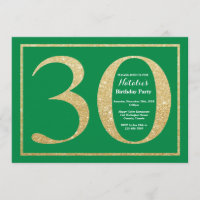 30.º Purpurina de Ecología y Oro de Cumpleaños