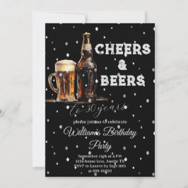 Invitación 30 Alegres y Cervezas de Cumpleaños a 30 años