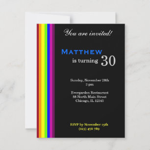 Invitación 30 Aniversario del Arcoiris