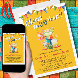 Invitación 30 años de alegría a 30 años de Margarita Fiesta