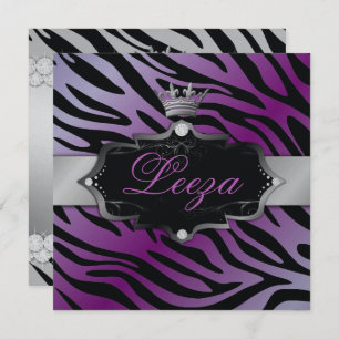 Invitación 311 barroco Princesa Premium metálica