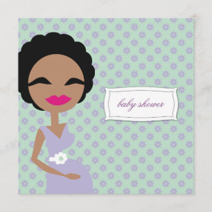 Invitación 311-Dulce Cebra Embarazada - Étnica