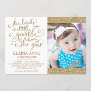 Invitación 311 ella deja una poca chispa dondequiera que ella