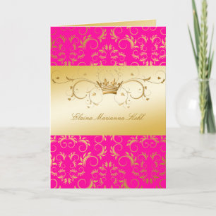 Invitación 311-Golden adivinan rosa de la pasión