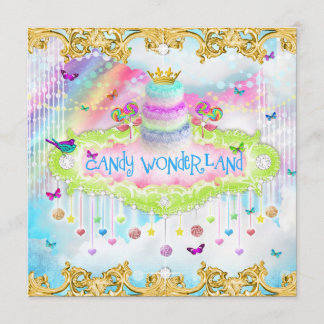 Invitación 311 Magical Candy Wonderland