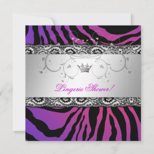 Invitación 311-Plata Lingerie Divina con encaje