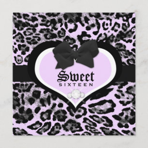 Invitación 311 Salvaje en el corazón Dulce Dieciséis  Quincea