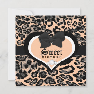 Invitación 311 salvaje en el dulce dieciséis el Quinceanera
