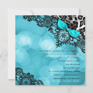 Invitación 311 Sueño en leopardo y encaje