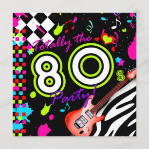 Invitación 311-Totalmente el Fiesta de los años 80 - Guitarra