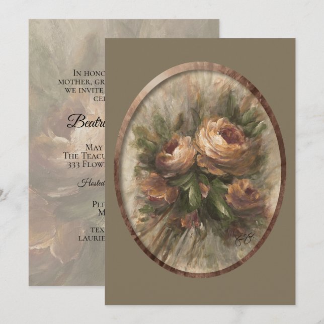 Invitación 315 Rosas Op2 (Anverso / Reverso)