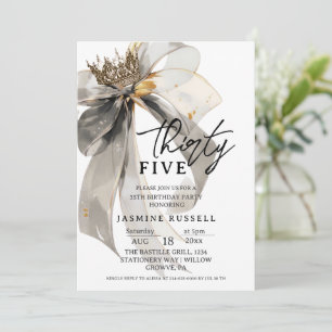 Invitación 35.ª Fiesta de 35 Años