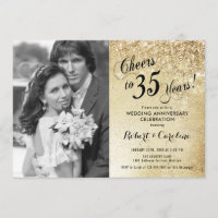35 Aniversario con Foto - Oro