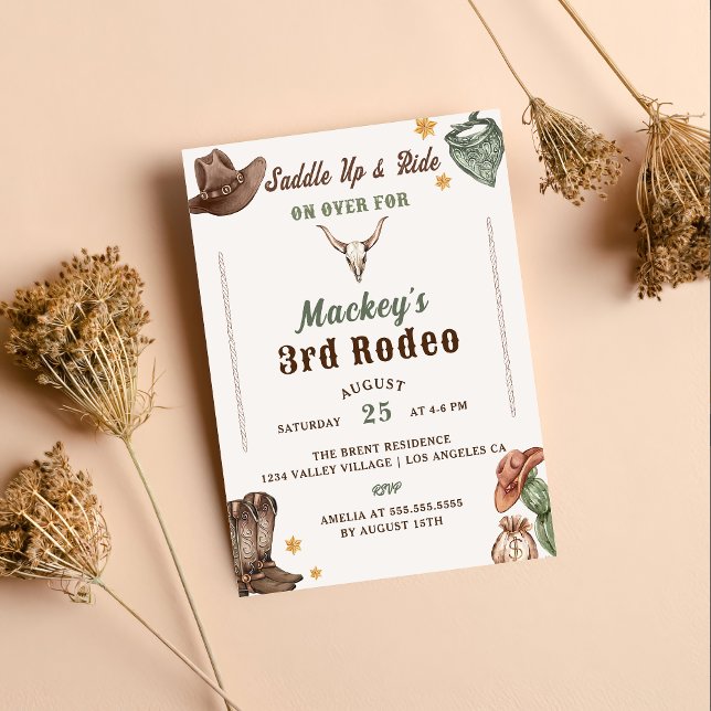 Invitación 3.ª Fiesta de cumpleaños de la Rústica de Cumpleañ (Subido por el creador)