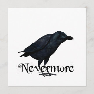 Invitación 3D Raven nunca más