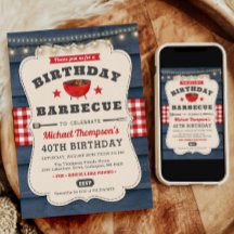 40.ª Fiesta de barbacoa de verano de cumpleaños